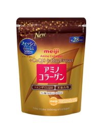 Meiji Gold Amino Collagen + Coq10 &amp; Rice Extract 196 G.